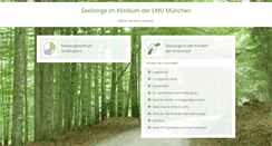 Desktop Screenshot of klinikseelsorge-lmu.de