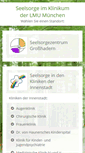 Mobile Screenshot of klinikseelsorge-lmu.de